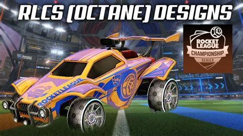 If i missed any please let me know in the comment section down below. RLCS Decal (Octane) Car Designs - Rocket League - YouTube