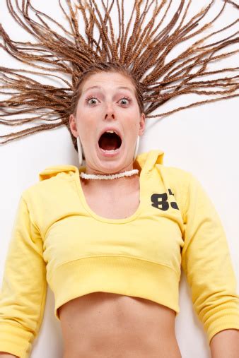 Shocked Young Woman Stock Photo Download Image Now Istock