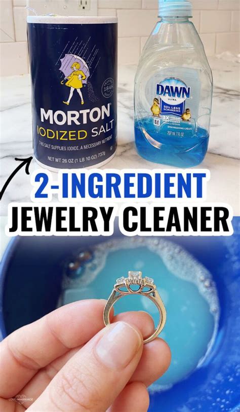 2 Ingredient Homemade Jewelry Cleaner Cleaners Homemade Homemade