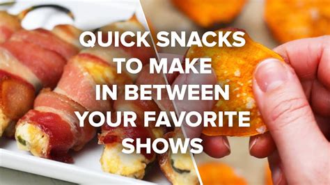 Quick Snacks You Can Make In Between Your Favorite Shows Tasty