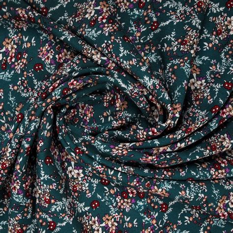 Green Ditsy Floral Print Rayon Fabric At Rs 125 Printed Rayon Fabric