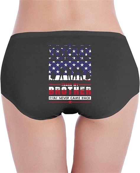 Colljl 8 Womens Veterans Day American Flag Seamless Underwear Sexy Comfortable Brief Panty At