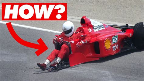 Video Investigating The Weirdest Ferrari Formula 1 Crash Ever