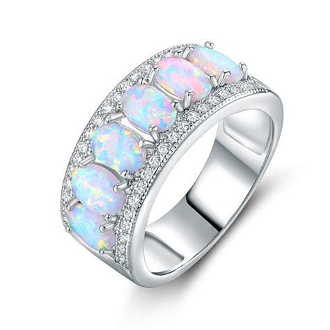 Image Result For Cubic Zirconia Ring Fire Opal Ring Gemstones