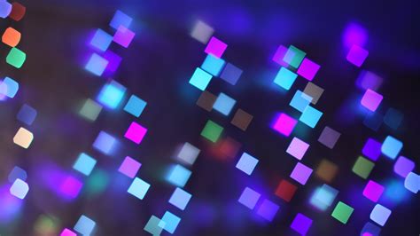 Bokeh Lights Pattern Texture Square Blurred Colorful Hd Abstract 4k