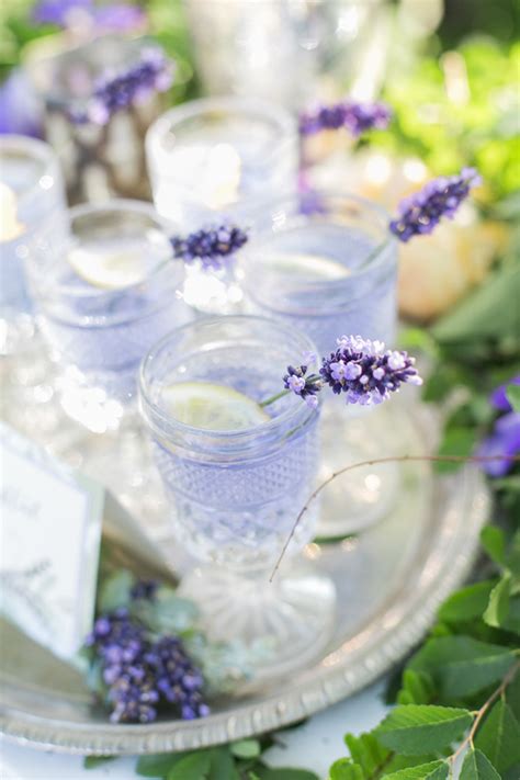 Romantic Lavender Wedding Inspiration Glamour And Grace