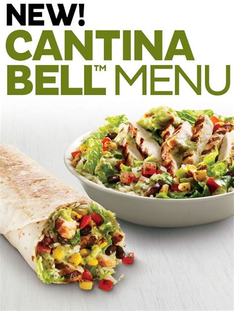 Their menu includes combos, tacos, burritos, quesadillas, nachos, groups, value menu, sweets, power menu, sides, veggie cravings and drinks. Taco Bell's New Cantina Bell Menu Review | DudeFoods.com