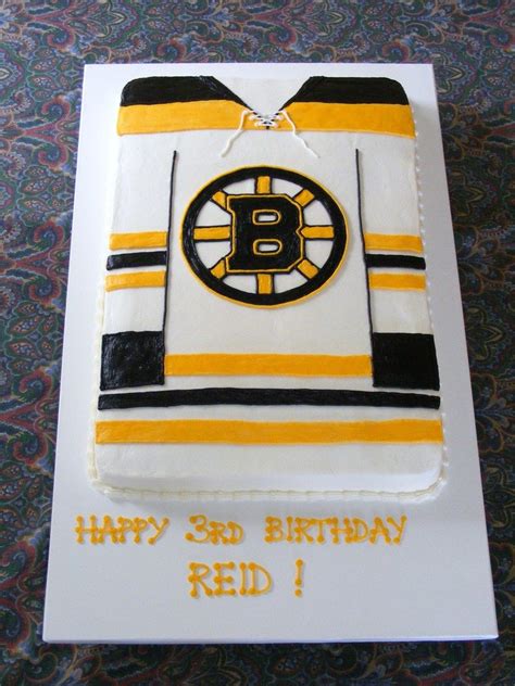 My son's 6th birthday 'party' is also the end of year hockey gathering. Boston Bruins Jersey (With images) | Hockey birthday ...