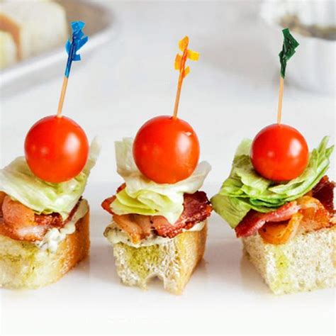 Blt Bites Upscale Downhome Recipe Blt Bites Bite Size Appetizers