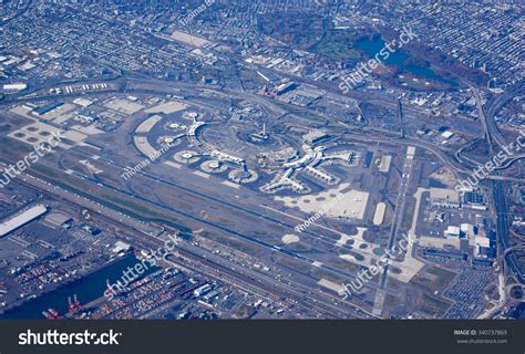 Aerial View Newark International Airport New Stock Photo 340737869