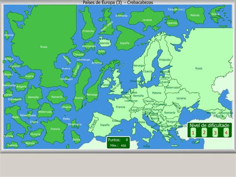 Mapa Interactivo De Europa Países De Europa Crebacabezas Mapas