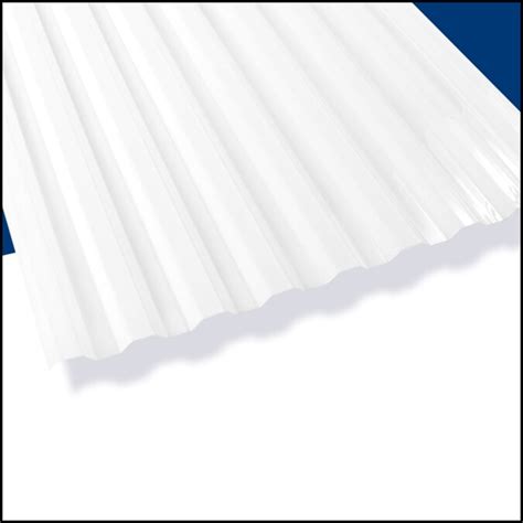 Suntuf 2 Ft X 6 Ft Corrugated White Opal Polycarbonate