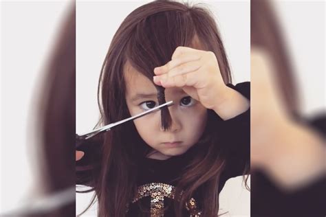 Video Of Girl Cutting Her Own Bangs Will Make You Cringe