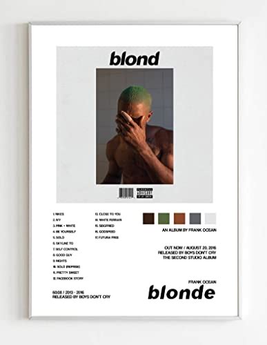 Why The Best Frank Ocean Poster Is Blonde