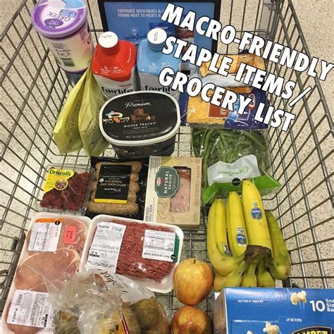 July 10, 2021 october 26, 2020 by admin. Staple Items: My Go-To Grocery List for Meeting Macros ...
