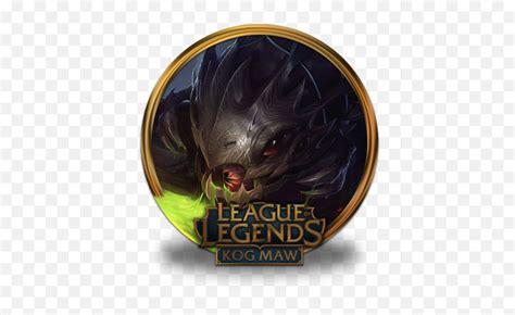 Kog Maw Icon League Of Legends Gold Border Iconset Fazie69 Kogmaw