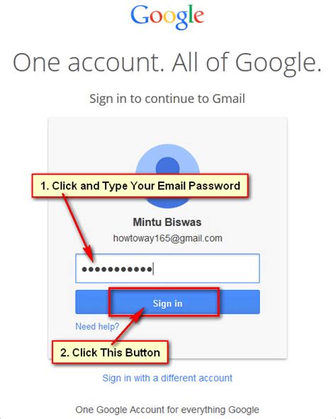 Tap the sign in button at the bottom of your screen. Gmail Sign In on Google New Interface