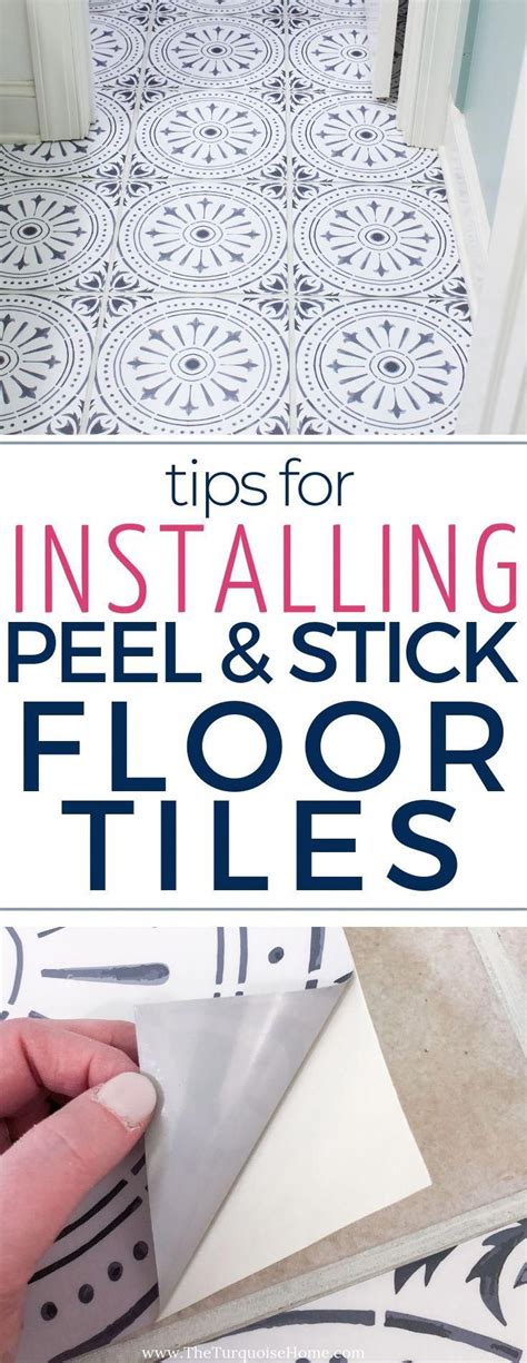 Why choose luxury vinyl plank floors. Tips and tricks for installing Peel and Stick Vinyl Floor Tiles | Tile floor diy, Peel and stick ...