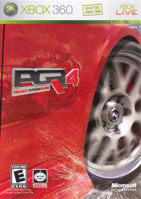 Project Gotham Racing 4 2007 Xbox 360 Box Cover Art Mobygames