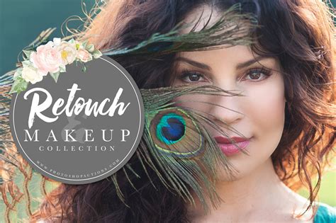 Pretty Retouch And Makeup Photoshop Actions And Brush Collection