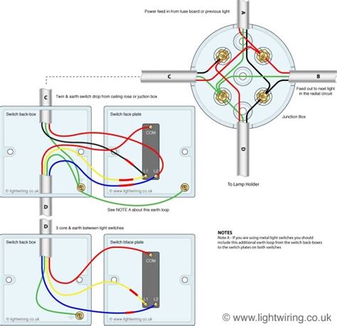 Double Light Switch Wiring Diagram