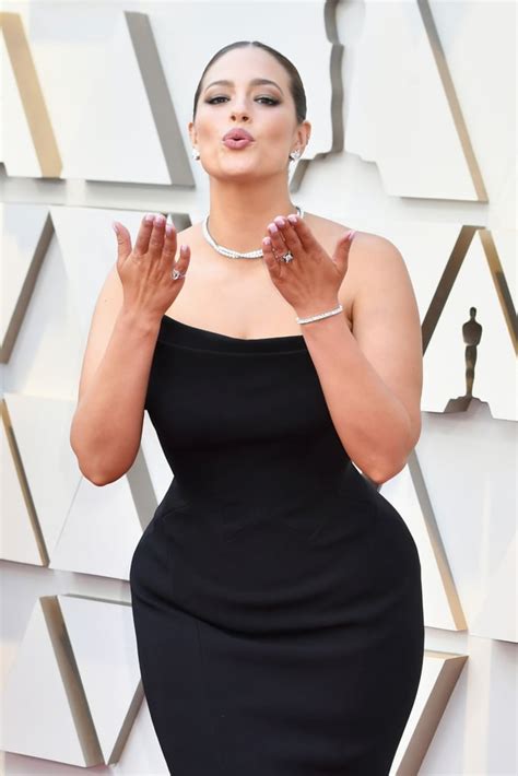 Ashley Graham Zac Posen Dress At The 2019 Oscars Popsugar Fashion