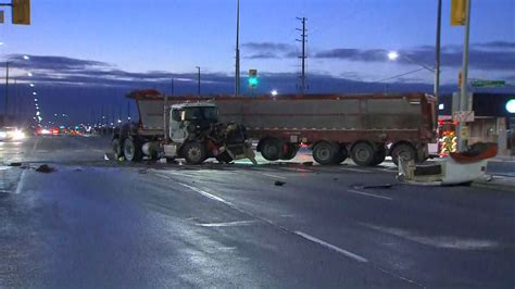 3 Injured After Multiple Tractor Trailers Collide In Brampton