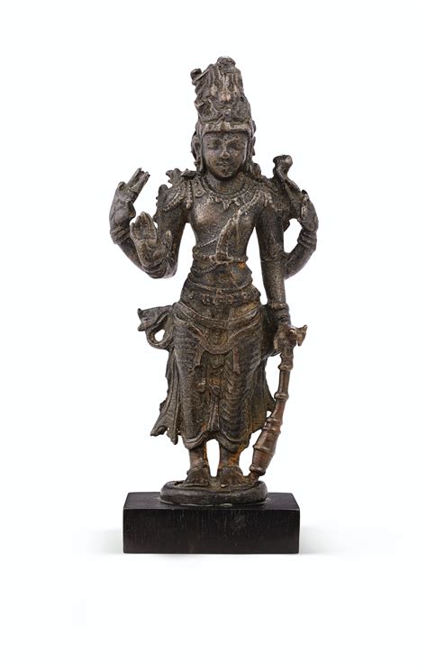 A Rare Bronze Figure Of Harihara South India Pallava Period 9th