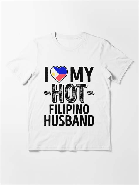 i love my hot filipino husband cute philippines couples romantic love t shirts and stickers t