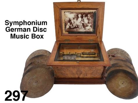 Symphonium German Disc Music Box Nov 16 2012 Pook And Pook Inc