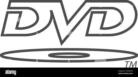 Logotipo De Dvd Icono Diseño De Plantilla Vectorial Imagen Vector De