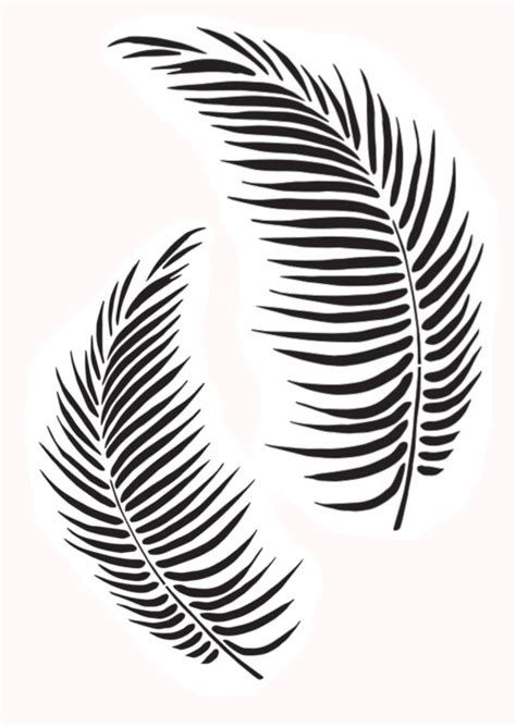 Why is it important for children to start gardening? Details about Tropical Palm Leaves Stencil, A4/A5/A6 ...