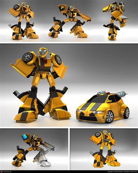 Transformers Animated Bumblebee By Matt Garthee D Transformers Hot Sex Picture