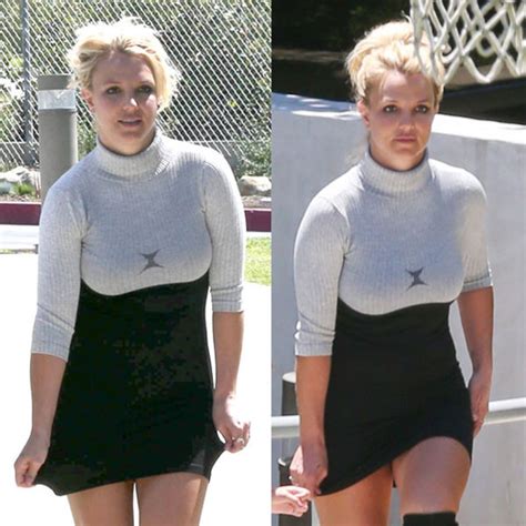 Wardrobe Malfunction Britney Spears Too Short Skirt E Online Uk
