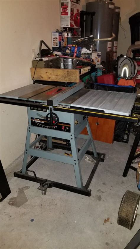Delta 10 Table Saw W Extension Rolling Base For Sale In Rockwall Tx