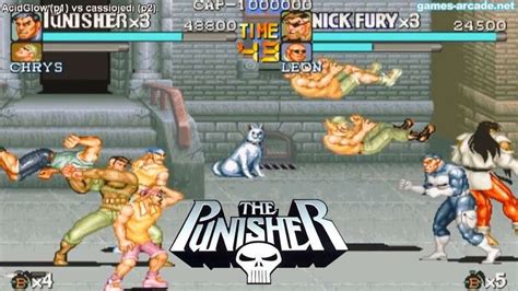 The Punisher Arcade 1993 Capcom Beat Em Up Gameplay Intro Beat Em