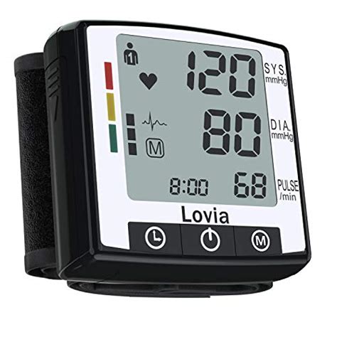 Automatic Wrist Blood Pressure Monitor Watch Lovia Digital Home Blood