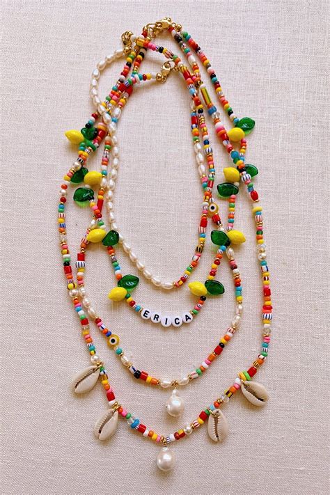 Diy Beaded Summer Necklaces Honestly Wtf Beaded Necklace Diy Beaded