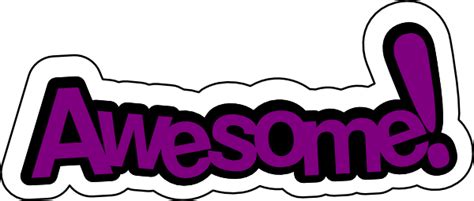 Awesome In Purple Clip Art At Vector Clip Art Online