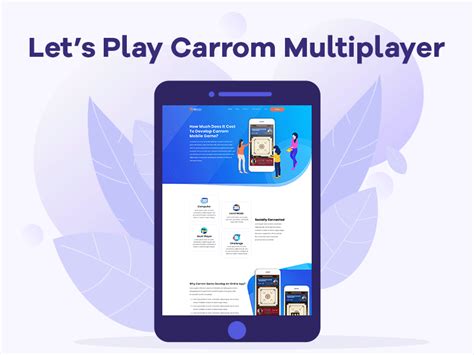 Carrom Board Lading Page By Artoon Solutions On Dribbble