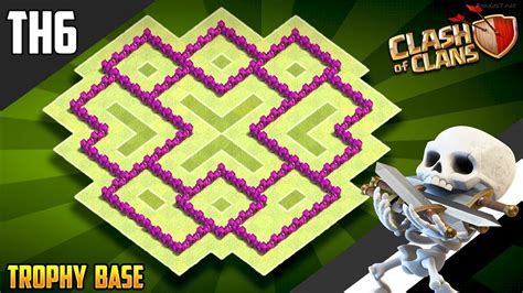 New Ultimate Th6 Hybridtrophy Base 2018 Coc Town Hall 6 Th6 Hybrid