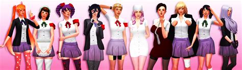 Sims 4 Yandere Simulator Cc 🍓related Image Sims 4 Anime Sims