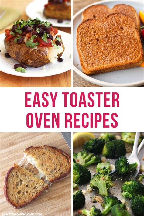 15 Easy Toaster Oven Recipes for Beginners | Toaster oven recipes, Oven