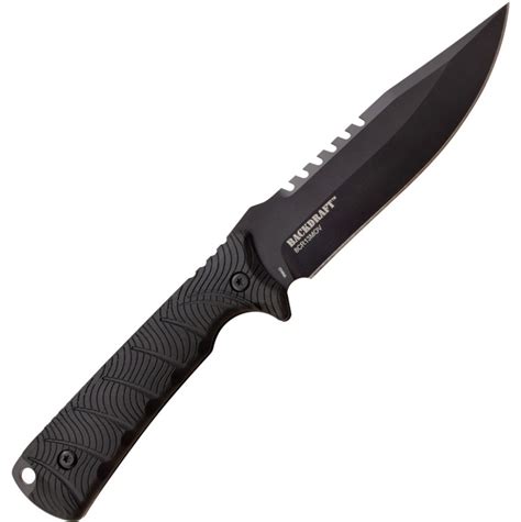 Elite Tactical Backdraft Fixed Blade Tactical Bowie Knife Etfix005bk Black