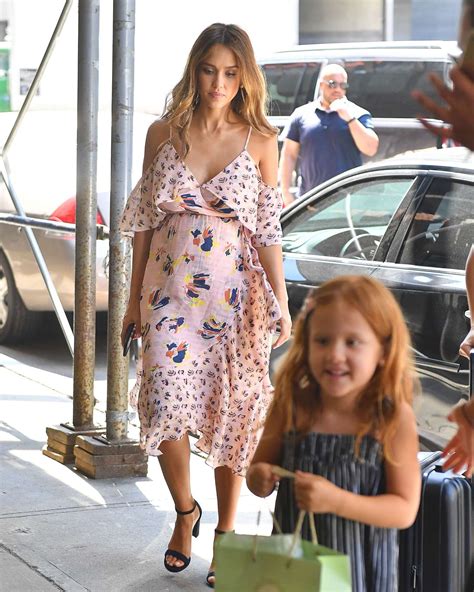Jessica Alba With Her Daughter In New York City 01 Gotceleb