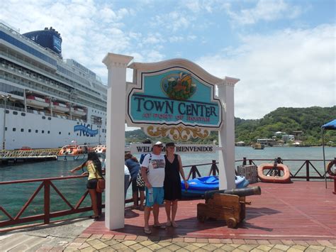 Norwegian Cruise Line Roatan Honduras Glass Bottom Boat And West End