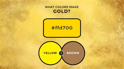 What Two Colors Make Gold How To Make Gold Paint Updated 2023