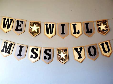 Military Farewell Banner Military Party Deployment Party Army Party
