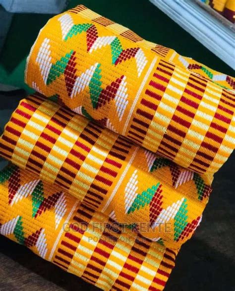 Authentic Kente 6 Yards Genuine Ghana Handwoven Kente Fabric And Kente