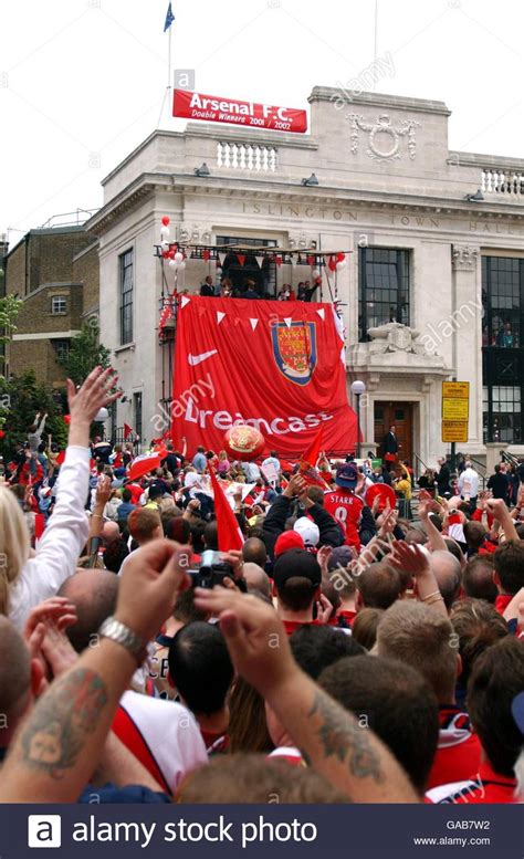 Soccer Fa Barclaycard Premiership Arsenal Title Parade Stock Photo